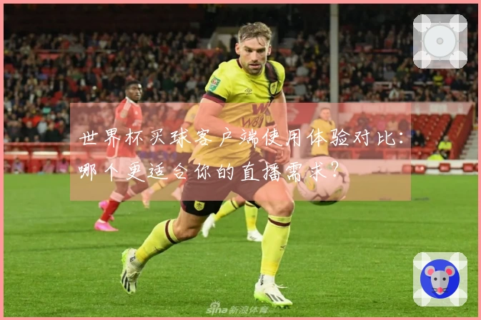 世界杯买球客户端使用体验对比：哪个更适合你的直播需求？