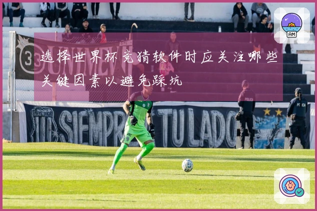 选择世界杯竞猜软件时应关注哪些关键因素以避免踩坑