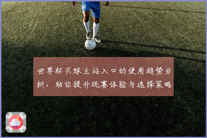 世界杯买球主站入口的使用趋势分析,助你提升观赛体验与选择策略