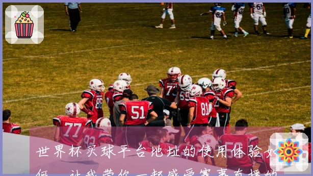 世界杯买球平台地址的使用体验如何，让我带你一起感受赛事直播的魅力
